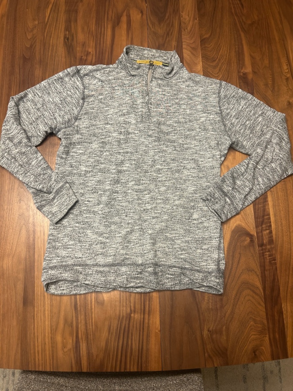 Nordstrom Men's Heather Gray Zip-Up Sweater